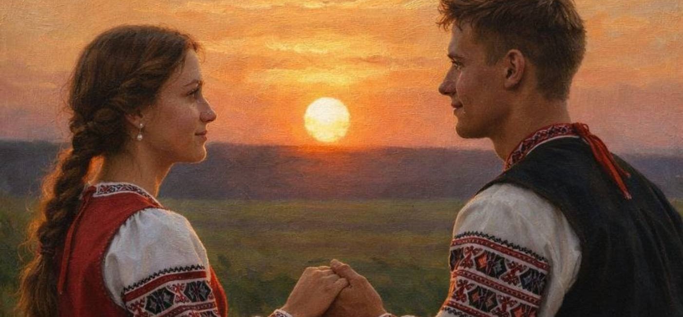 У промнях пяшчотнага сонца!